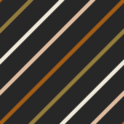 2021 Halloween - Spooktacular - Diagonal Stripes on Charcoal Black