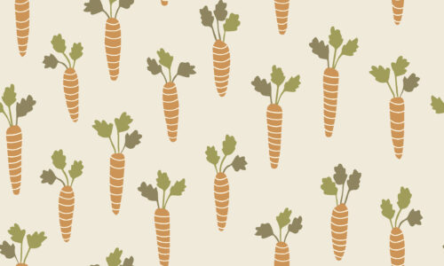 2022 Easter - Baby Carrots on Cream