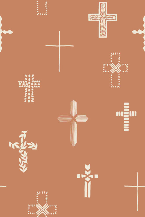 2022 Easter - Easter Cross in Terracotta