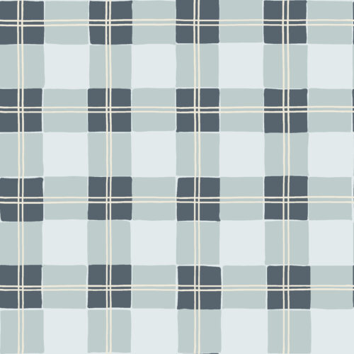 2022 Easter - Tartan Plaid in Blue