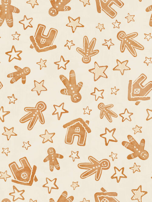 A Boho Christmas - Gingerbread Christmas Cookies on Cream