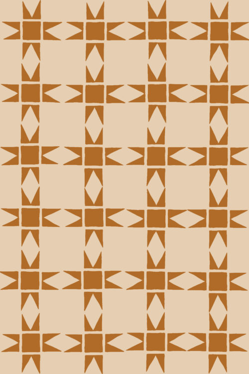 A Boho Christmas - Pieced Christmas Stars in Copper