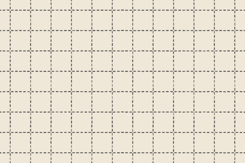 A Boho Christmas - -Stitched grid on Cream