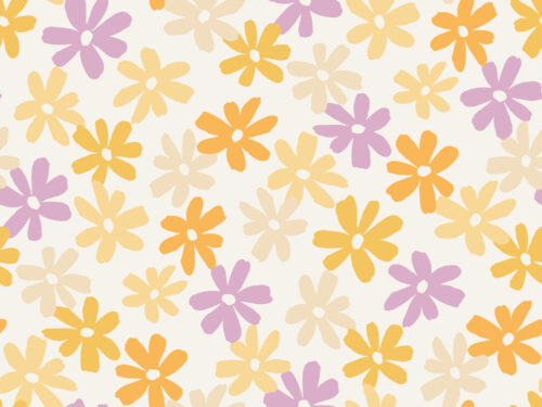 A Happy Little Summer - Fleur Flowers in Lavender and Yellow