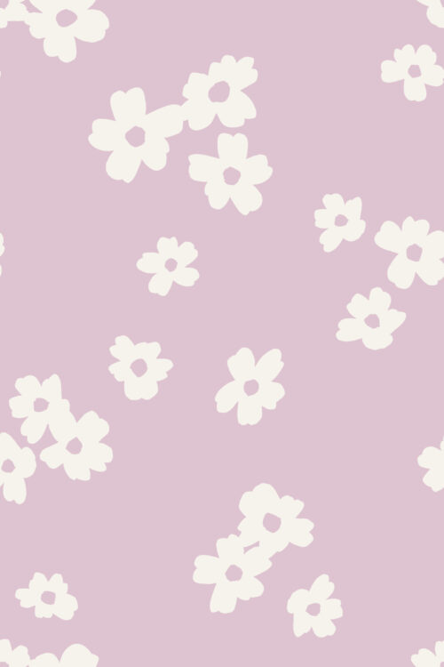 A Happy Little Summer - Fleur-fetti Floral on Pastel Lilac