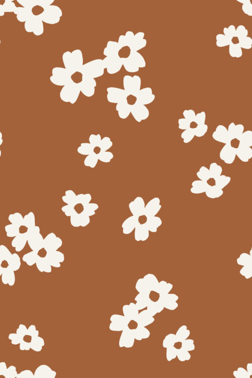 A Happy Little Summer - Fleur-fetti Flowers in Cocoa Brown