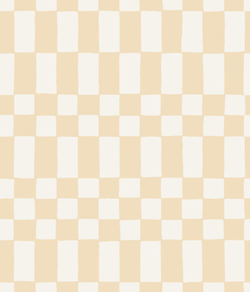 A Happy Little Summer - Neo Checkerboard in Banana Cream