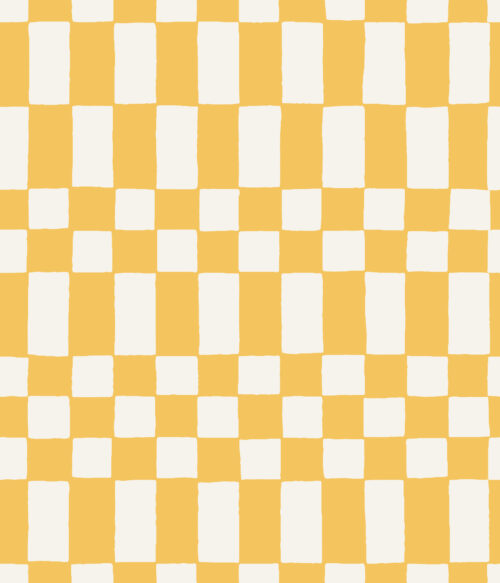 A Happy Little Summer - Neo Checkerboard in Banana Yellow-21