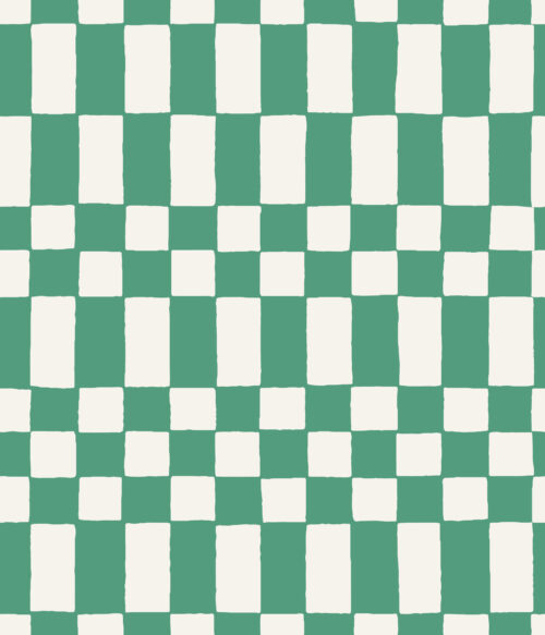 A Happy Little Summer - Neo Checkerboard in Emerald Green-17