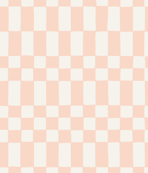 A Happy Little Summer - Neo Checkerboard in Pastel Pink
