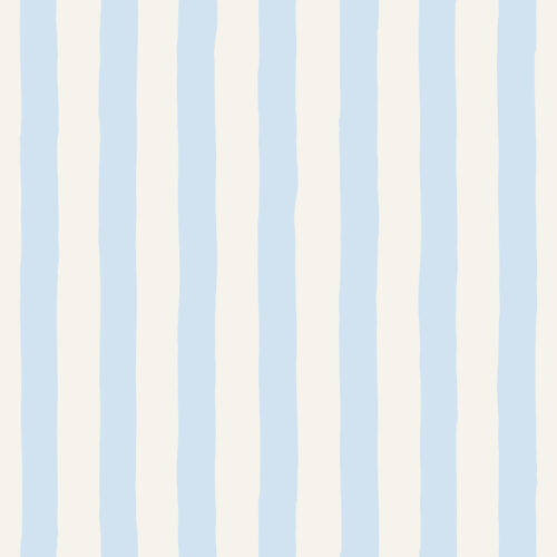 A Happy Little Summer - Striped Streamers in Pastel Blue