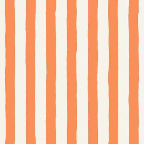 A Happy Little Summer - Striped Streamers in Tangerine