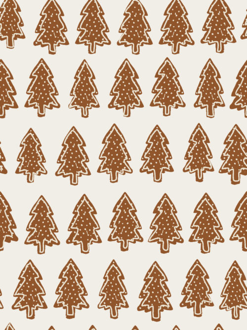 Christmas Cheer - REV gingerbread christmas trees -- large