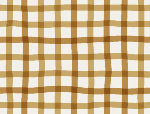 Christmas Cheer - christmas gold wobbly gingham