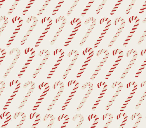 Christmas Cheer - dancing candy canes -- small