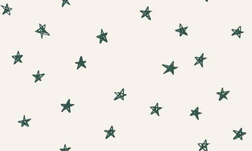 Freehand Holidays - Bone Christmas trees on chili oil red copy 24