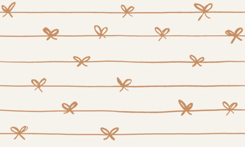 Freehand Holidays - Gold bows and ribbon Christmas