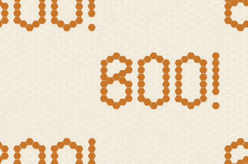 Halloween - Hey, Boo! - Halloween Boo Mosaic Tile in Burnt Orange