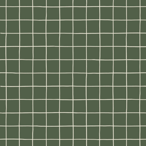 Halloween - Hey, Boo! - Halloween Grid Off White on Green