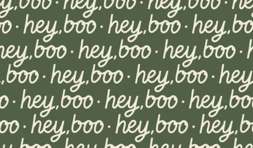 Halloween - Hey, Boo! - Hey Boo on Green