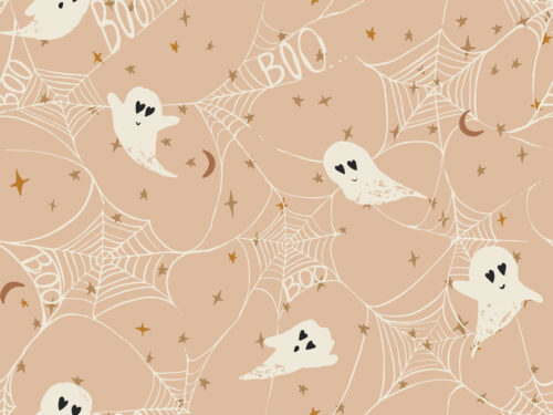 Halloween - Spooktacular - Halloween Boo Ghosts in Blush Pink