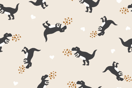 Little Valentine - Erin-Kendal-Charcoal-Dinos