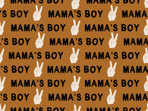 Loveable - Mamas Boy on Boho Brown White Peace Out