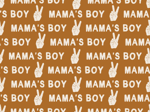 Loveable - Mama's boy Cream on Boho Brown