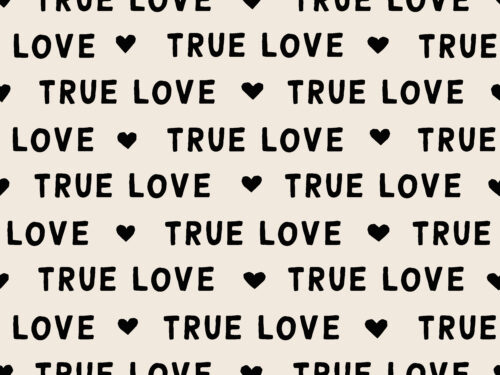 Loveable - True Love Valentine's Day Typography