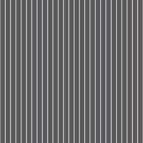 Vertical Stripes in Charcoal