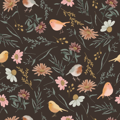 Birds N Blooms Dark