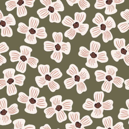 Ivory Petals Olive