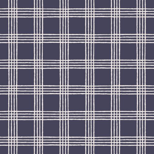 Plaid in Navy