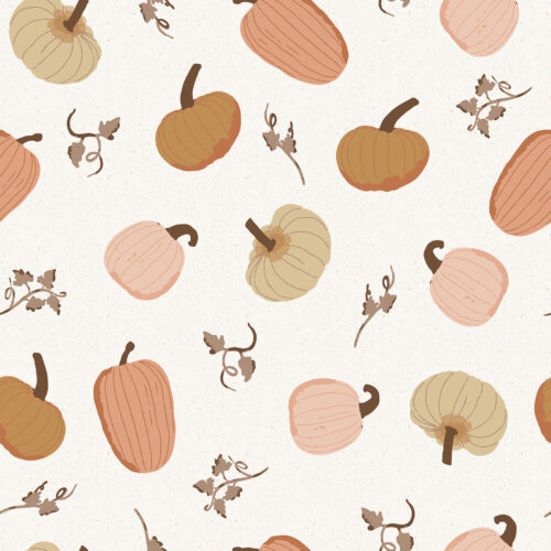 Boho Pumpkin in Light Small Scale