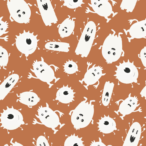 Ghost Monsters in Pumpkin