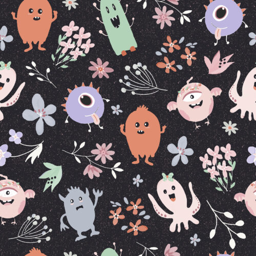 Garden Monsters in Midnight Small Scale