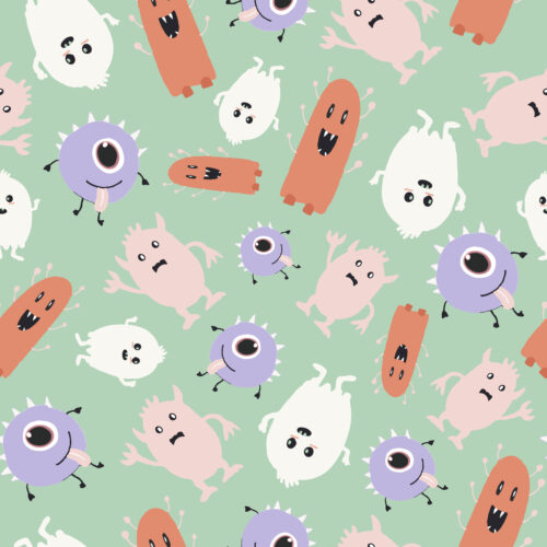 Monster Babies in Mint Large Scale