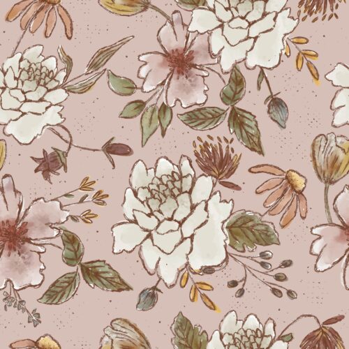 Watercolor Corsage in Primrose Pink