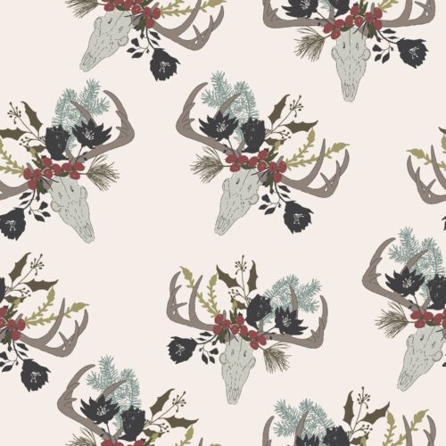 Blooming Antlers in Cream