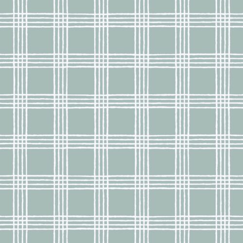 Plaid in Powder Blue