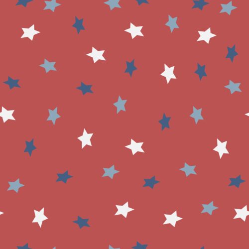 Liberty Stars in Pomegranate