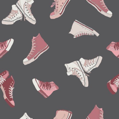 Converse in Charcoal