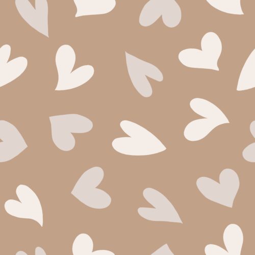 Hearts in Tan
