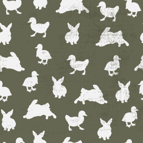 Easter Friends in Moss Large Scale