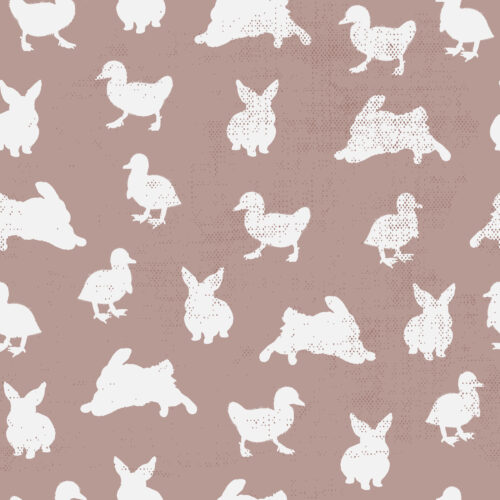 Easter Friends in Rose Large Scale