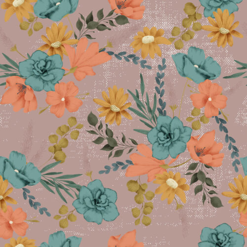 Spring Revival in Rose Small Scale