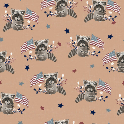 Little Miss Patriot in Creamsicle