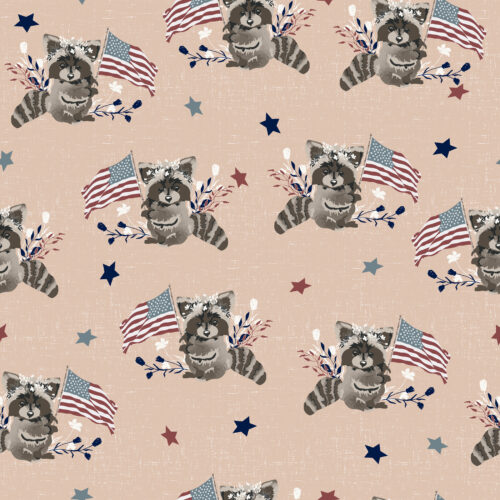 Little Miss Patriot in Sand