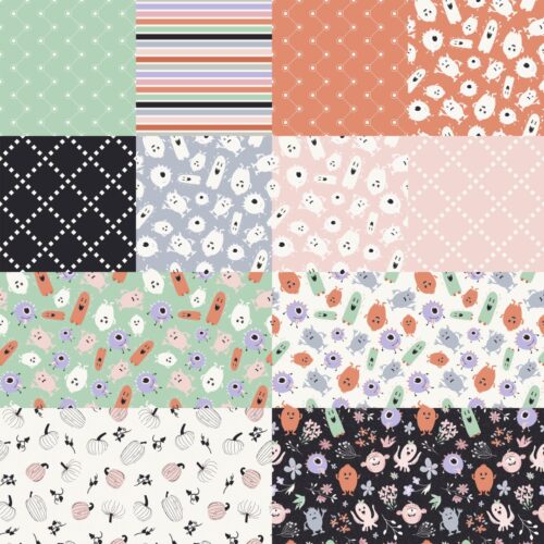 Garden Monsters in Pastel