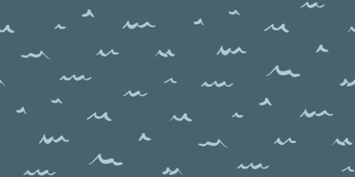 Tide Waves Dark Blue